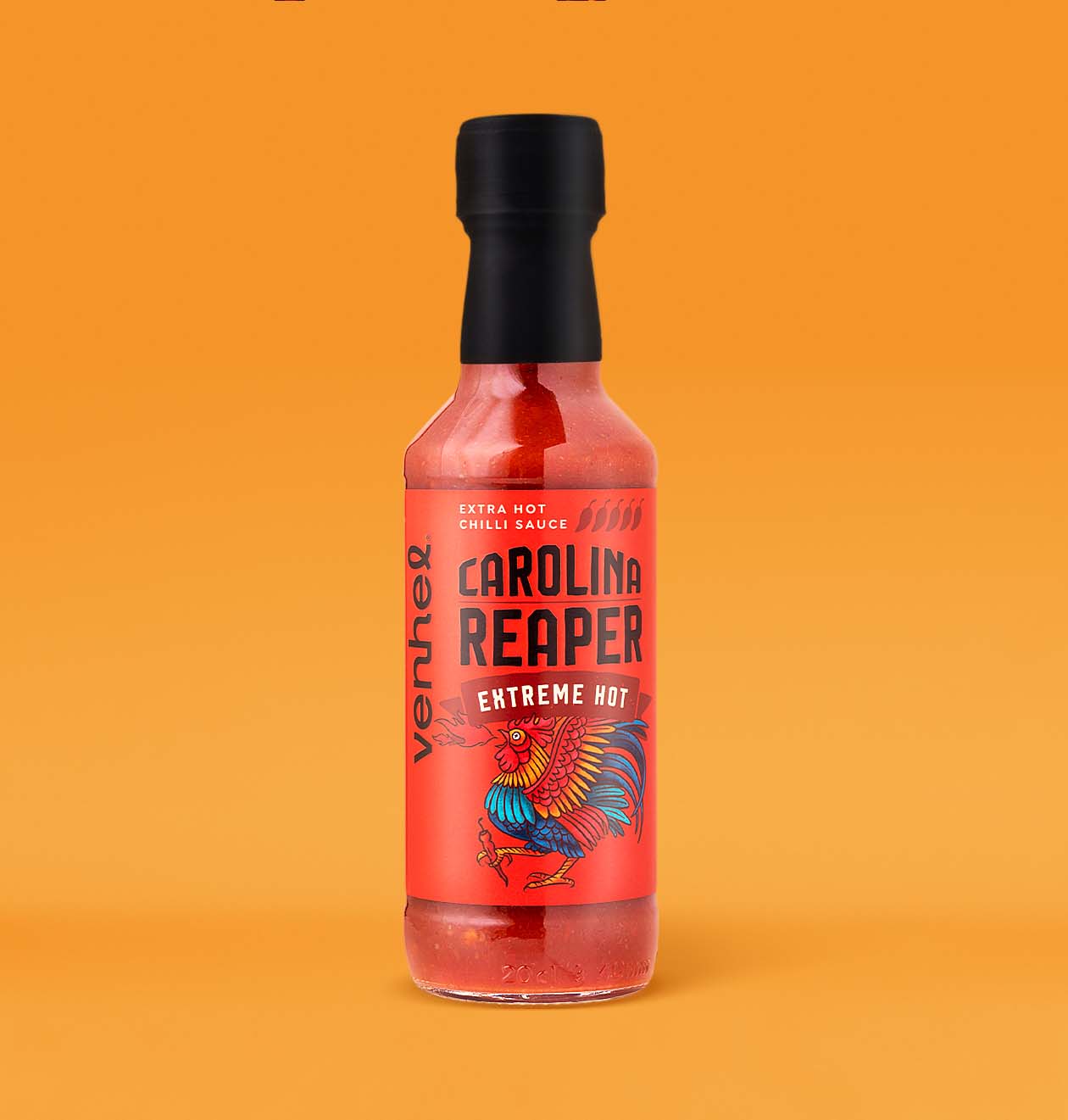 這款辣椒醬用噴火的公雞做為核心視覺(jué)(圖4)