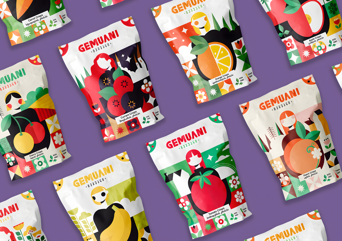 冷凍干果脆片零食包裝設(shè)計欣賞(圖10)