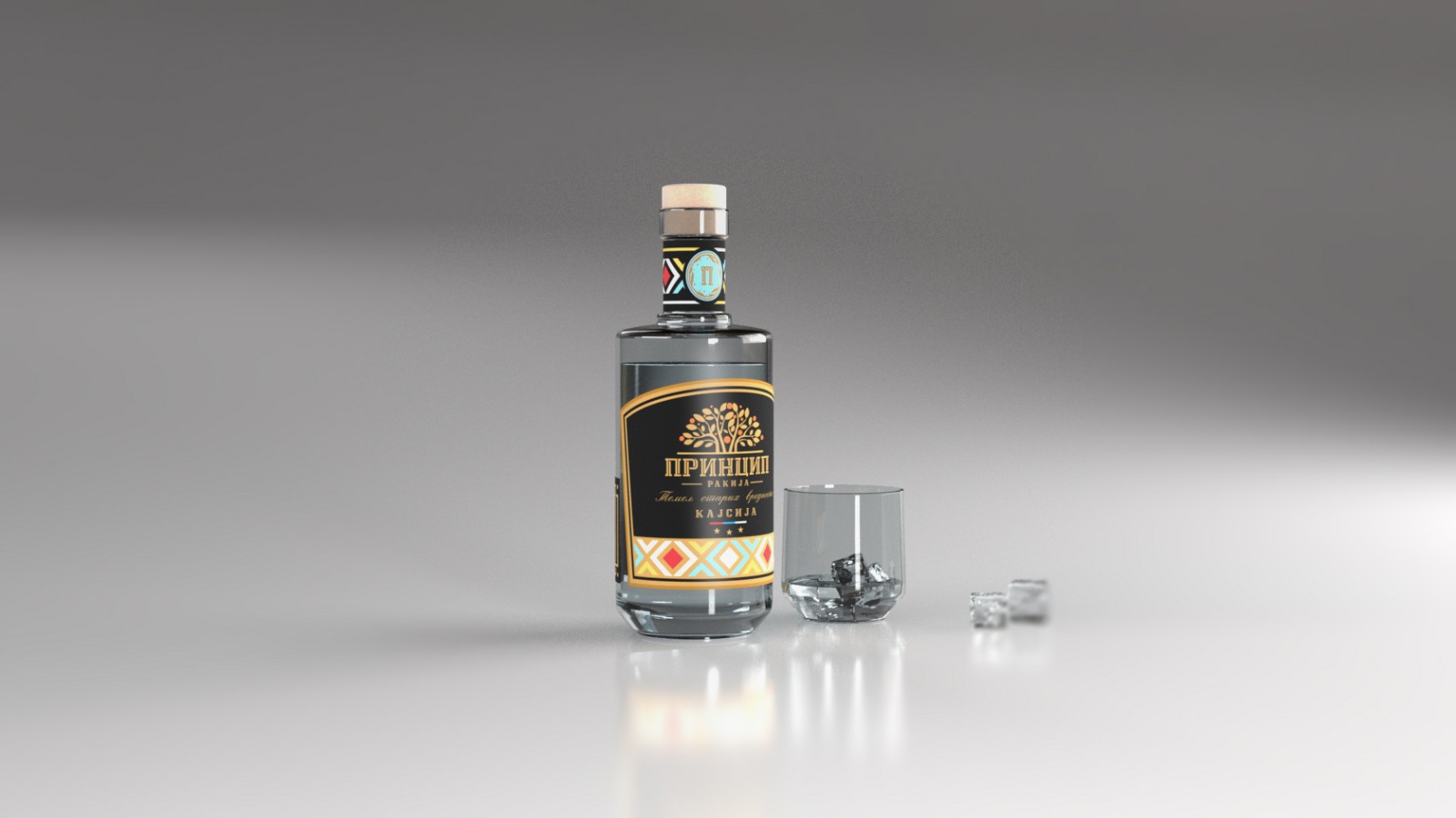 PRINCIP白蘭地酒包裝設(shè)計參考(圖2)