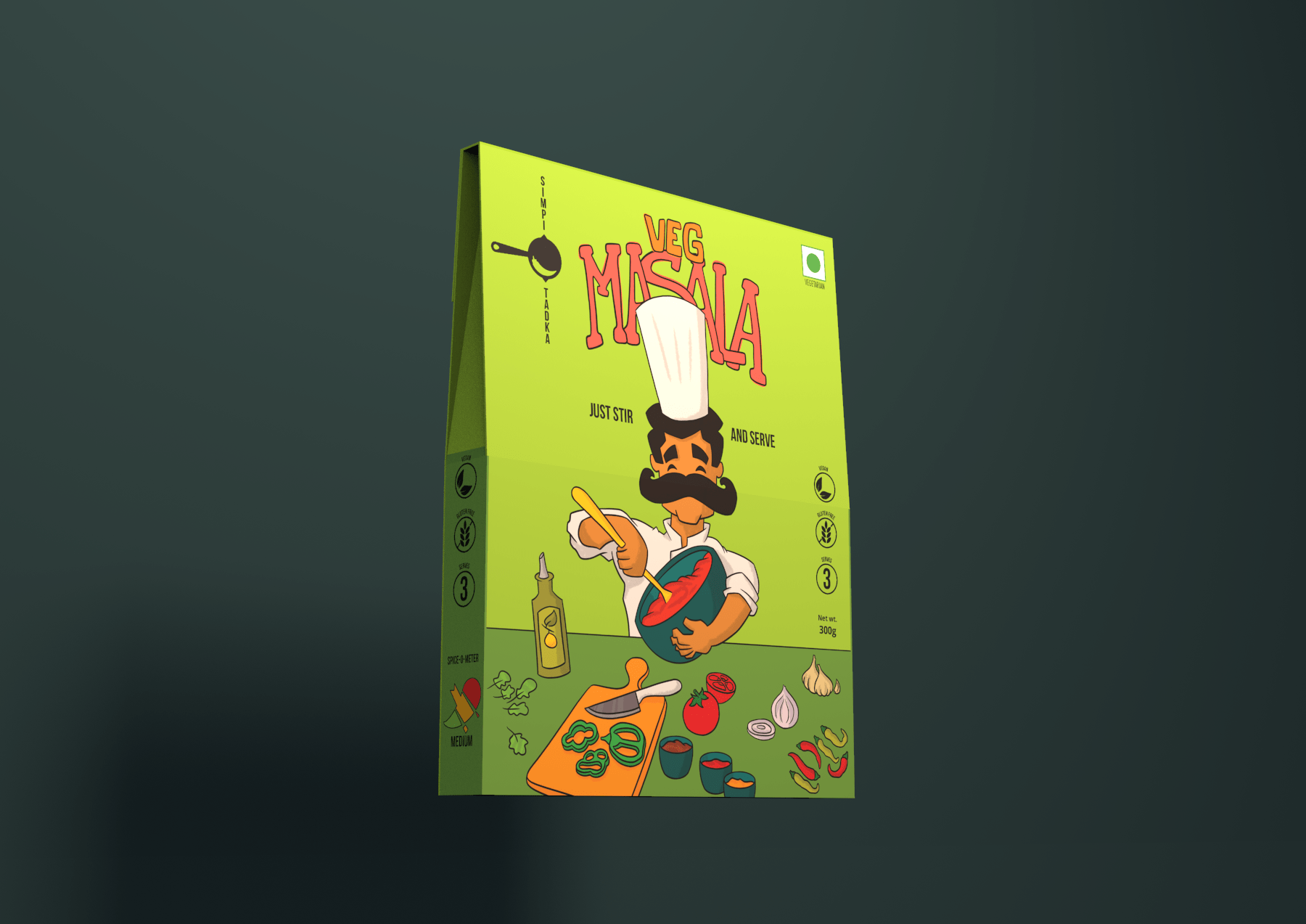 Simpli Tadka系列咖喱包裝設(shè)計(jì)欣賞(圖3) Simpli Tadka系列咖喱包裝設(shè)計(jì)欣賞(圖3)