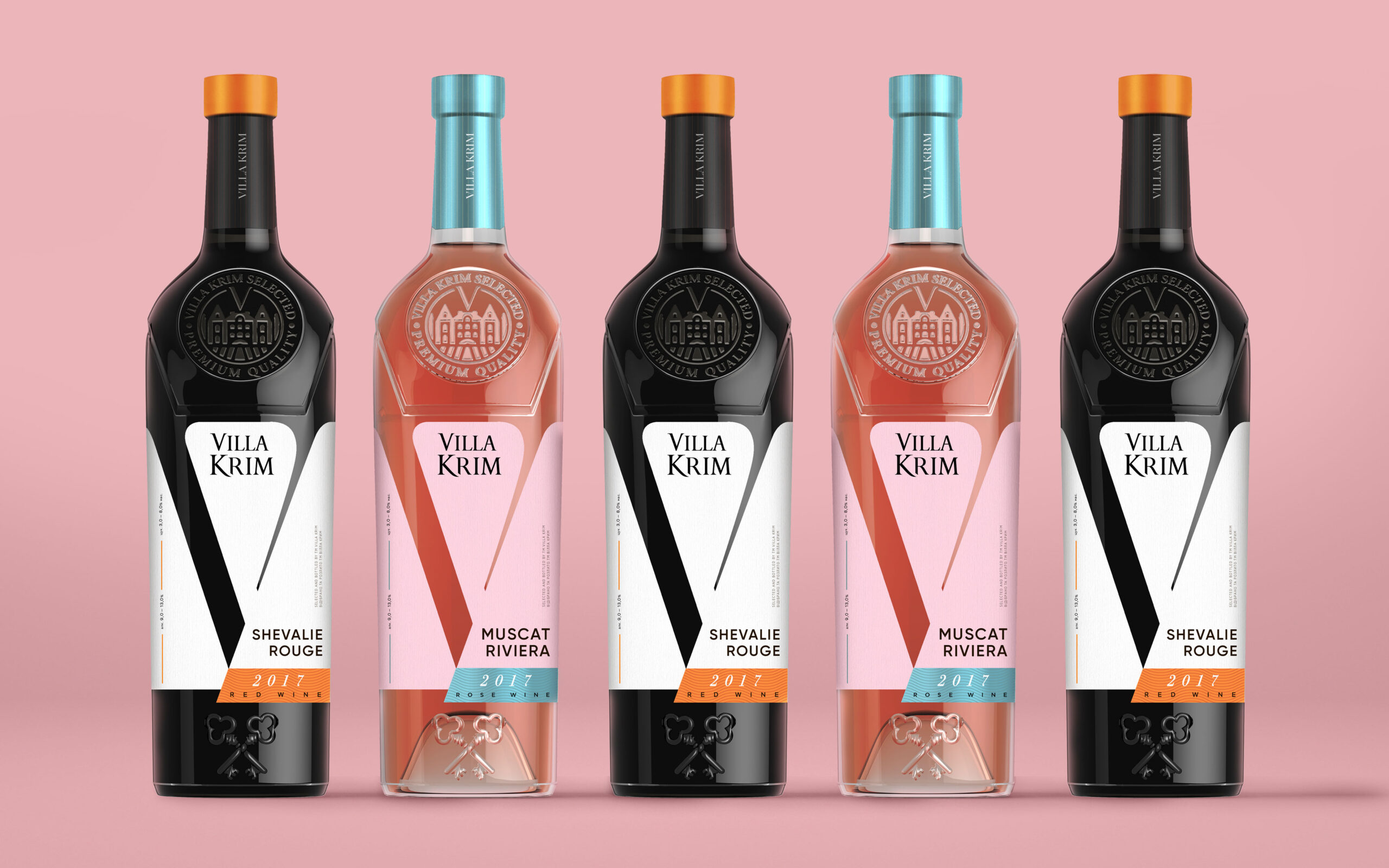 Villa Krim葡萄酒包裝設計(圖7)
