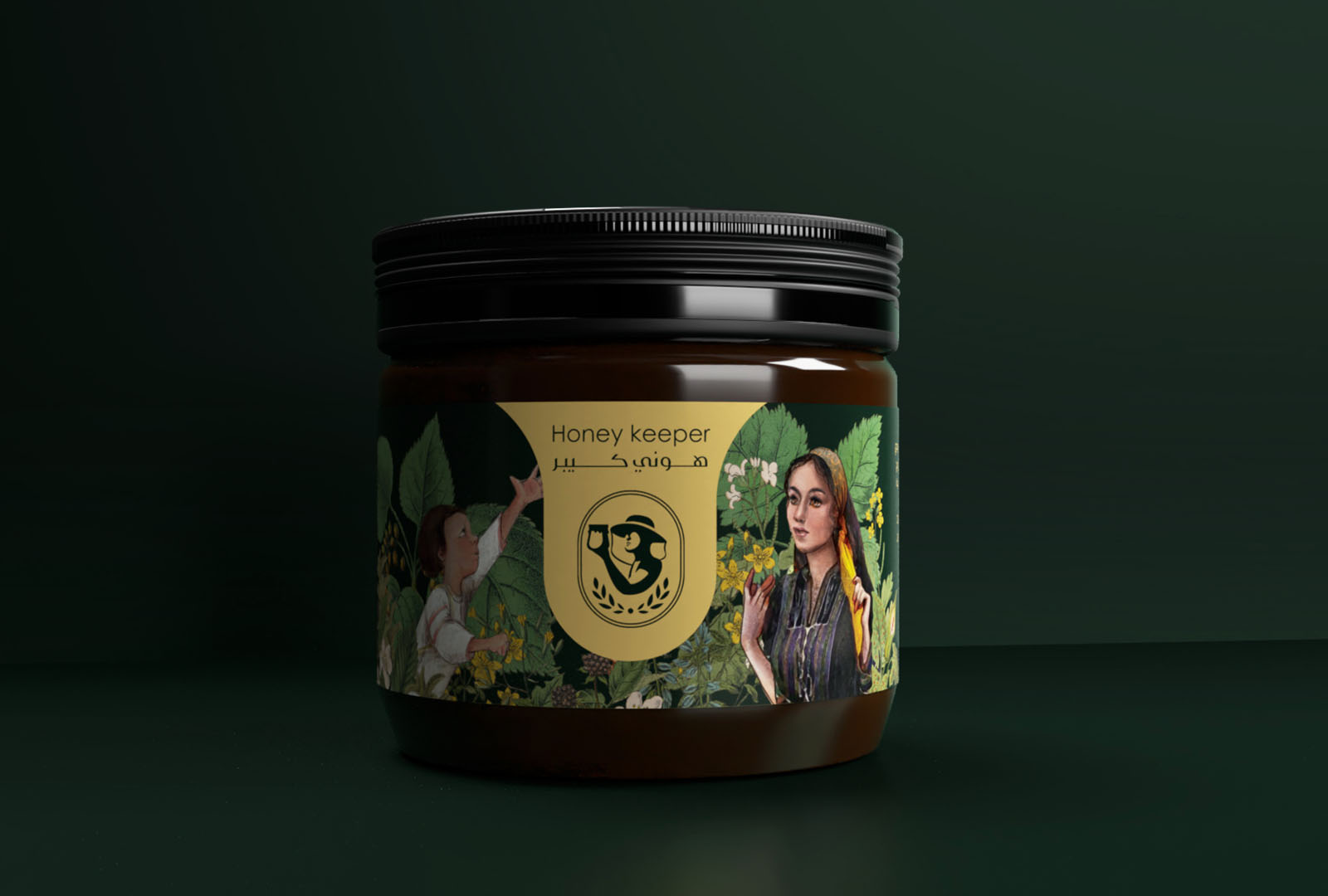 插畫在蜂蜜包裝設(shè)計(jì)上可以這樣運(yùn)用(圖2)