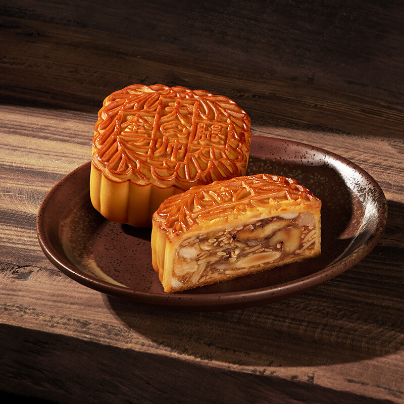 利口福 八星禮月月餅禮盒 8餅5味 1.26kg包裝禮盒產(chǎn)品包裝創(chuàng)意設計欣賞(圖4)