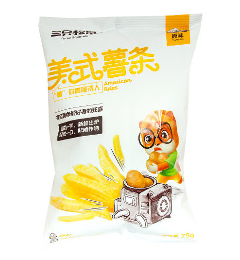 袋裝美式薯?xiàng)l包裝設(shè)計(jì)作品欣賞(圖1)