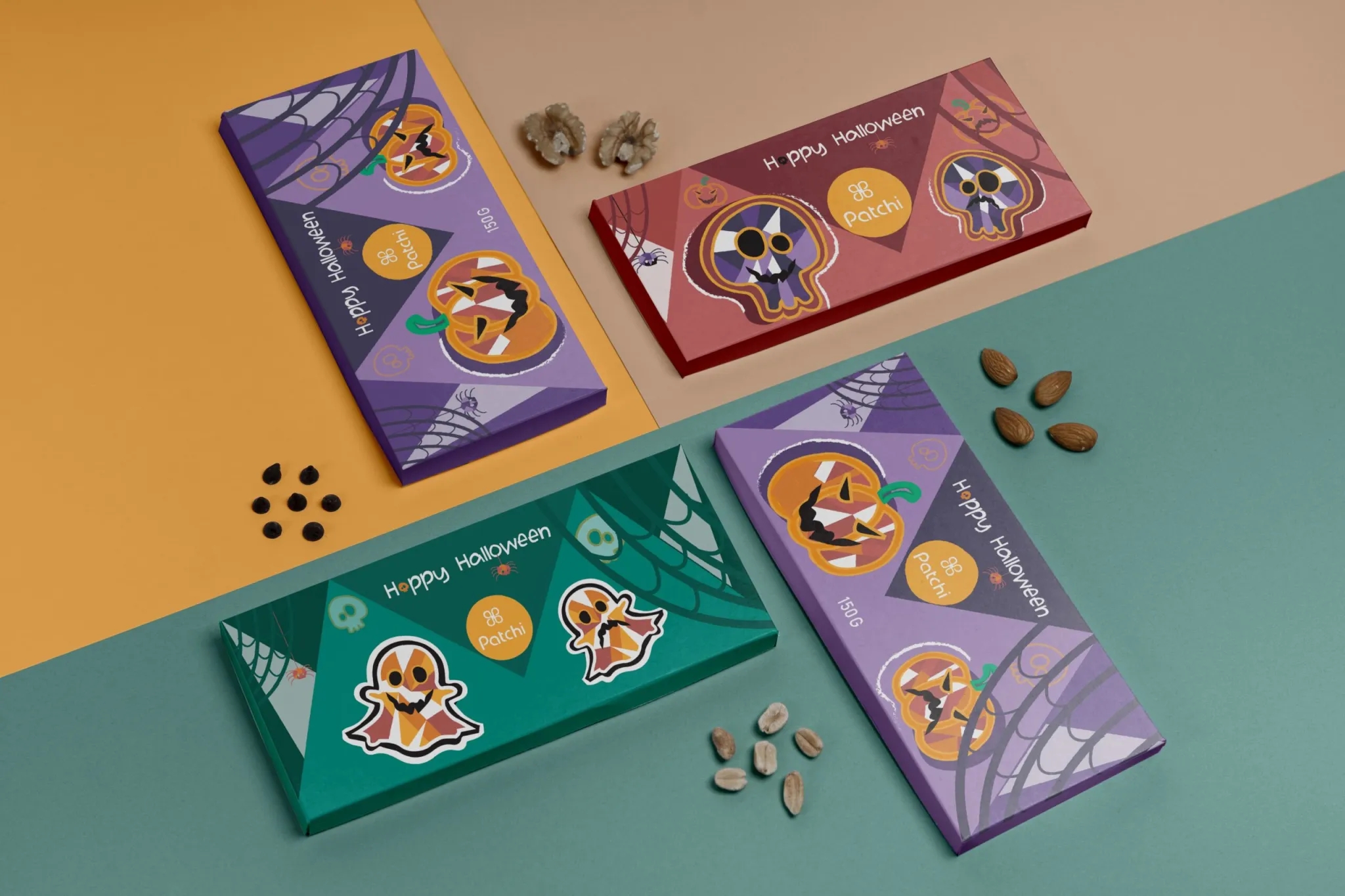 獨(dú)特的萬圣節(jié)巧克力包裝設(shè)計欣賞(圖1)