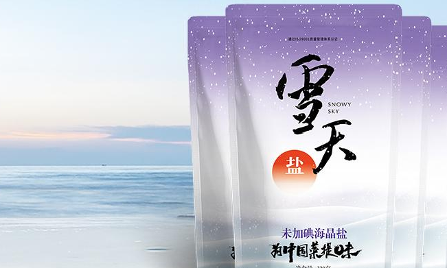 Xuetian雪天食鹽食品包裝設(shè)計(jì)欣賞(圖2)