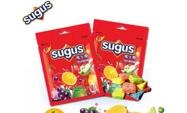 Sugus瑞士糖食品包裝設(shè)計(jì)欣賞(圖2)