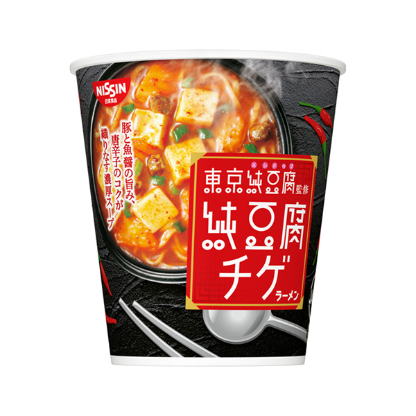 食品包裝設(shè)計欣賞東京豆腐監(jiān)修純豆腐奇奇拉面日清食品包裝設(shè)計欣賞(圖1)
