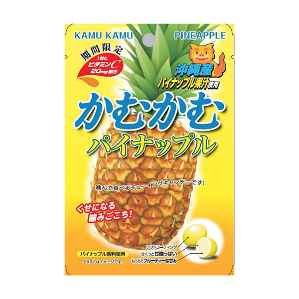 包裝設(shè)計公司推薦嚼菠蘿三菱食品包裝設(shè)計欣賞(圖1)