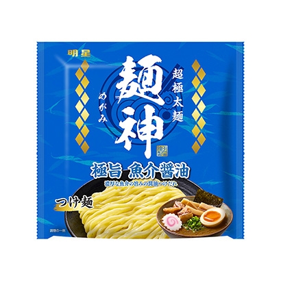 包裝設(shè)計(jì)公司推薦明星面神配面極旨魚介醬油明星食品包裝設(shè)計(jì)欣賞(圖1)