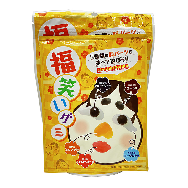 福笑橡皮糖包裝設(shè)計(圖1)