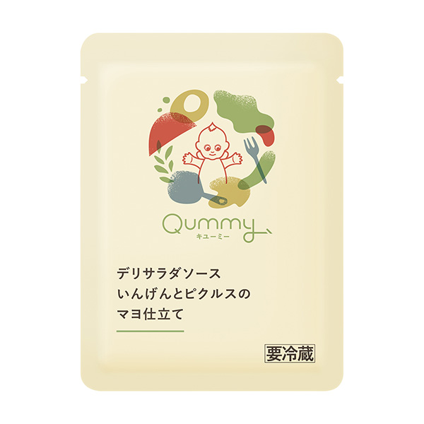 包裝設(shè)計(jì)公司推薦 Qummy外賣色拉醬胡蘿卜和泡菜的蛋黃醬制作包裝設(shè)計(jì)欣賞(圖1)