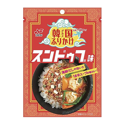 韓國美食撒湯味尼日弗里食品烹飪品包裝設(shè)計(圖1)