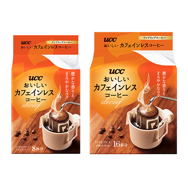  UCC美味的無咖啡因咖啡一滴咖啡包裝設(shè)計(jì)欣賞(圖1)