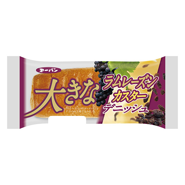 大的朗姆酒葡萄干卡斯特丹麥酥皮包裝設計欣賞(圖1)