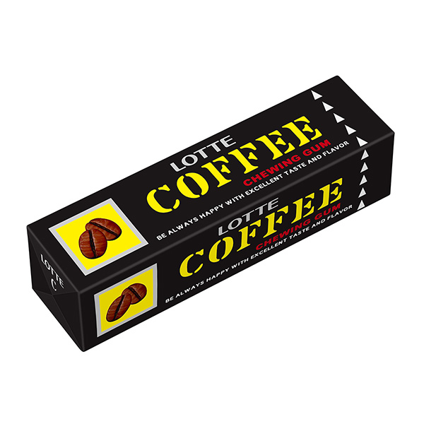 咖啡口香糖樂天包裝設(shè)計(jì)(圖1)