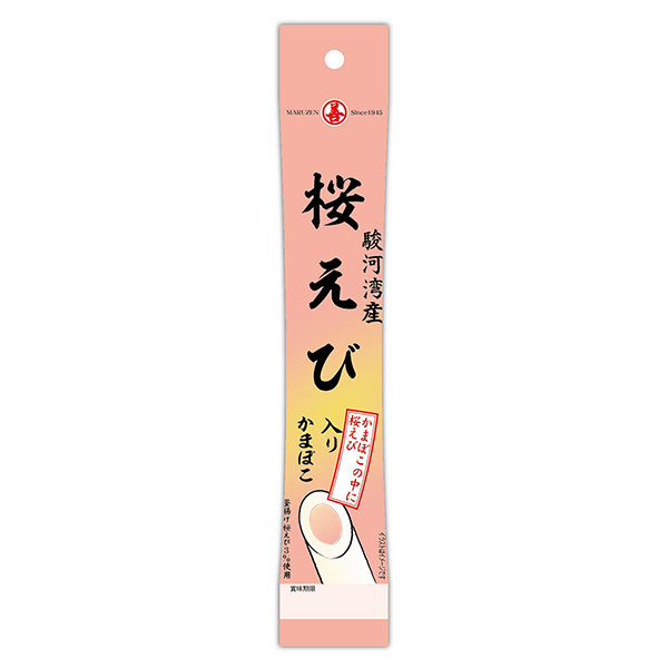 駿河灣產(chǎn)櫻花蝦仁魚糕丸善食品飲料包裝設計(圖1)