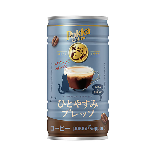包裝設(shè)計(jì)欣賞poka咖啡＜休息presso ＞ ( poka saporo食品& bibarage ) (圖1)