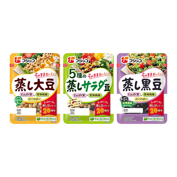 包裝設(shè)計(jì)欣賞蒸大豆／5種蒸沙拉豆／蒸黑豆(富士子) (圖1)